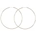 GIRLPROPS Very Thin Endless Hoops, 40mm 1 5/8