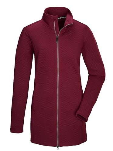 Killtec Femme Kow 4 Wmn Flx Jckt Veste Powerstretch Polaire Avec Col Montant, Wine Red, 40 EU