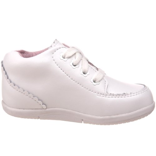 Stride Rite Girls SRT Emilia First Walker Shoe, White, Toddler