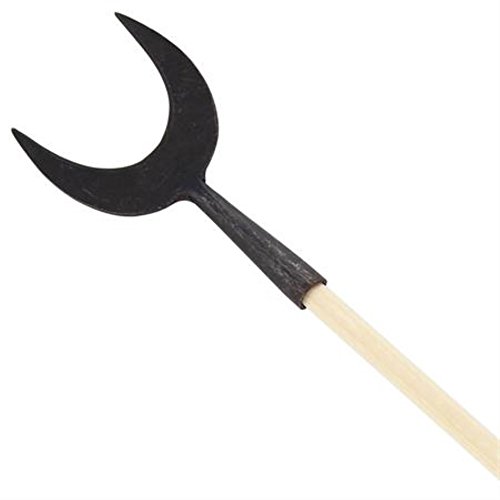Indigenous Tribesman Peasants Fork Iron Hand Forged Rope Cutter Replica Medieval Arrowhead - Image 6