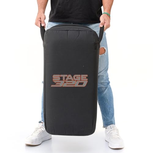Capa Bolsa Case Triboshop Compatível com Jbl Partybox Stage 320 Espumada Proteção e Transporte Seguros Anti Impacto Alças Reforçadas