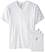 Hanes Men’s Tall V-Neck Undershirts – Tagless 100% Cotton Multipack, Lightweight Base Layer Camisetas para Hombre Alto