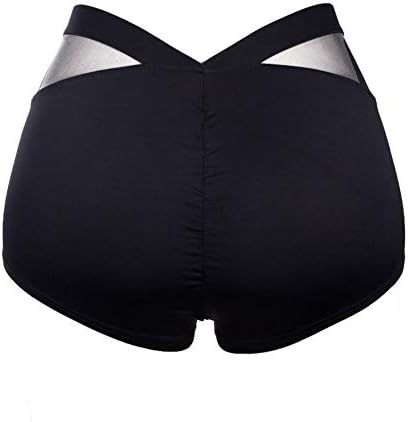 Women's Sport Fitness Gym Stretchy High Waisted Ruched Butt Lifting Workout Running Yoga Shorts