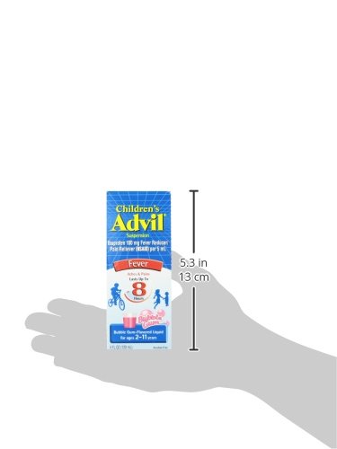 image for Advil Children's Fever Reducer/Pain Reliever, 100mg Ibuprofen (Bubble 