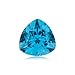 Mysticdrop 0.91-1.73 Cts of 7 mm AAA Trillion Swiss Blue Topaz (1 pc) Loose Gemstone