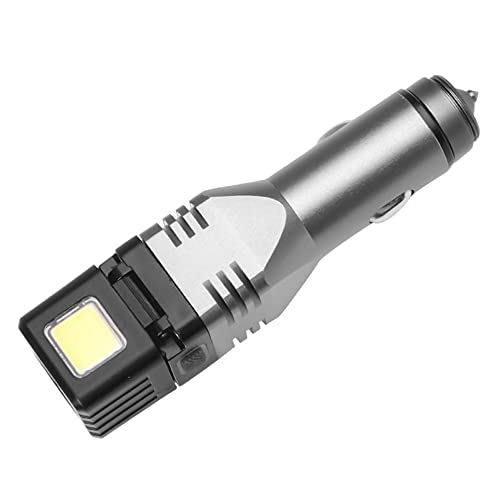 12V XPG+COB LED Car Cigarette Lighter Flashlight Rechargeable Mini Torch Light, Charges