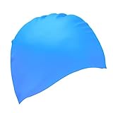 UKEE Silicone Swimming Cap 3D Silicone Design, Odorless, Non-Toxic, Silicone Elastic and Durable Swimming Cap For Adults and Men and Adults - Keep Hair Clean and Dry