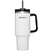 Stanley Adventure Reusable Vacuum Quencher Tumbler with Straw, Leak Proof Lid, Insulated Cup, Maintains Heat for 5.5 Hours, Cold for 9 Hours, and Ice for 40 Hours - 40oz