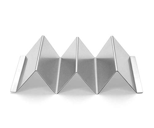 Taco Holder 4 Sets Stainless Steel Taco Stand Tray 8\