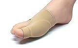 ZenToes Gel Bunion Relief Sleeves (Pair) Hallux Valgus Pain Relief and Bunion Cushion | Slip-On Half Socks | Left and Right Feet | Unisex - Pair (Large, Women 7-12, Men 6-10)