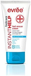 evree Fast foot cream durable action outdoor area cracked and rough skin from paraben dyes and mineral oils