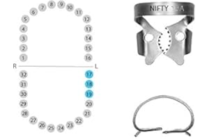 Rubber Dam Clamp, Lower Molar 13A