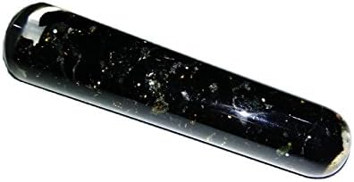 Energized Black Tourmaline Orgone Faceted Massage Wand Stick Free Booklet jet International Crystal Therapy Energetic Copper Chokurei Reiki Holy Pious Auspicious