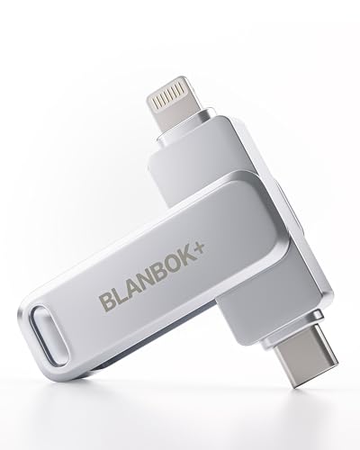 BLANBOK+ MFi Zertifizierter, USB Stick 512GB USB C Stick für iPhone