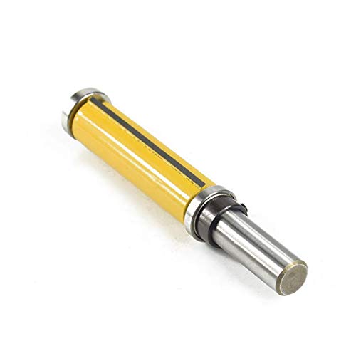 1/2" Shank Flush Trim Router Bit Bottom Bearing; Top & Bottom Bearing Trimmer Router Bit Woodworking Cutter Wood Trim Cutter - Thumbnail 2