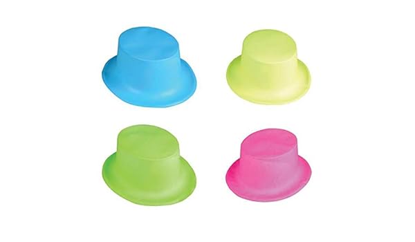 white plastic top hat