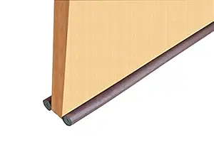 Satisfactory Door Seal/ Under Door Draft Stopper, Double Sided, Protection with Dust, Cooling Air, Control Environment. (36'' Inch , coffee )