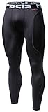 TM-PX6-BB_Medium j-RAL Tesla Men's Thermal Coldgear Compression Baselayer Pants Leggings Tights PX6