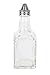 CucinaPrime Oil and Vinegar Cruet Bottles 6 Ounce Bottles with Rack