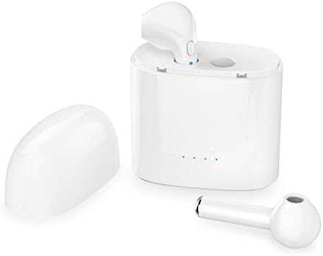 Bluetooth Headphones, Wireless Earbuds Stereo Earphone Cordless Sport Headsets for Apple AirPods iphone 8, 8 plus, X, 7, 7 plus, 6s, 6S Plus -White (white)