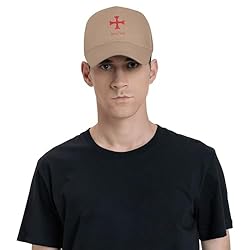 Deus Vult Crusader Knight Templar Cross Cap Unisex