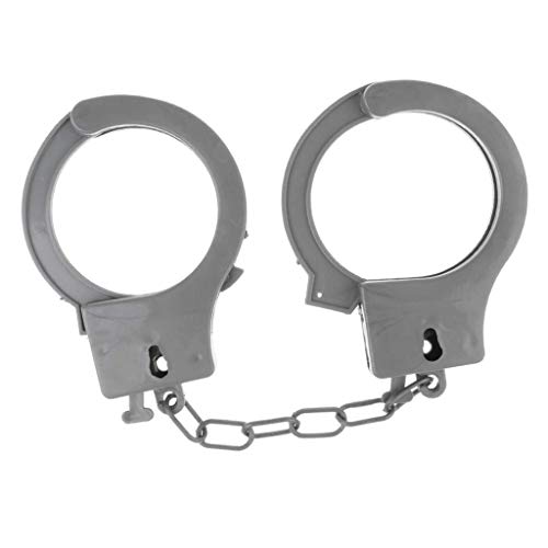 Plastic Handcuff Police Pretend Play Props Cosplay Hero Role Play Props for Halloween Dress Up Pretend Play - Thumbnail 4