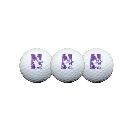 Team Effort Northwestern Wildcats Golf Ball 3 Pack