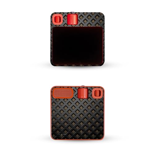 Skin Compatible with Rabbit r1 - Black Wall - Premium 3M Vinyl Protective Wrap…