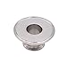DERNORD Sanitary Concentric Reducer Tri Clamp Clover Stainless Steel 304 Sanitary Fitting End Cap Reducer (Tri Clamp Size: 3 inch x 1.5 inch)