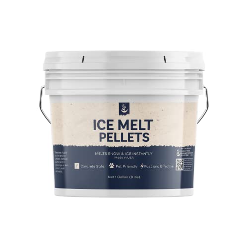 Pure Original Ingredients Ice Melt Pellets (1 Gallon) FastActing