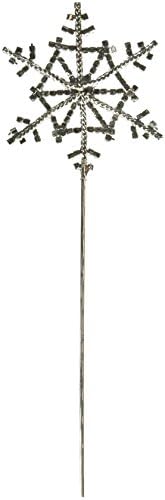 Unik OccasionsSnowflake Crystal Rhinestone Cake Topper