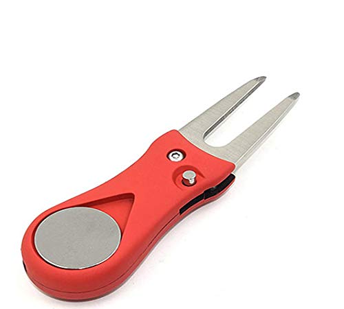 Croft Enterprises Switchblade Divot Tool with Ball Marker (Red) - Thumbnail 3