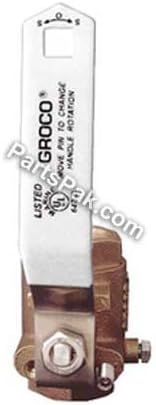 Groco2" NPT Stainless Steel in-Line Ball Valve