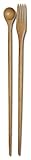 Joyce Chen 30-0042, Taste N Cook Burnished Bamboo Chopsticks, 13-Inch, 1-Pair