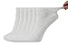 +MD Diabetic Socks for Men Women-6 Pairs Ankle Non-Binding Extra Wide, Seamless Circulator Socks for Edema 13-15 White
