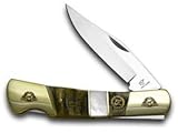 FROST FAMILY 40th Anniversary Ram Horn and Mother Of Pearl 1/600 Barracuda Pocket Knife Knives