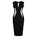 Weixinbuy Women's Sleeveless Round Neck Bodycon Dress