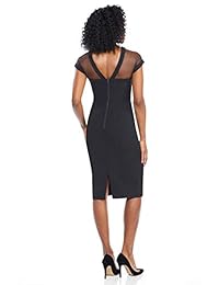 Maggy London - Vestido de crepé para mujer