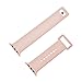 Huanlong New Soft Silicone Sport Style Replacement Iwatch Strap Band for Apple Wrist Watch Series 1 Series2 (Pink Sand 42mm)