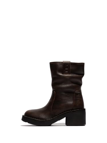 NATY192FLY, Fashion Boot Mujer, Camel, 40 EU