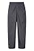 Mountain Warehouse Pakka Kids Waterproof Rain Pants -for Boys & Girls Black 7-8 Years