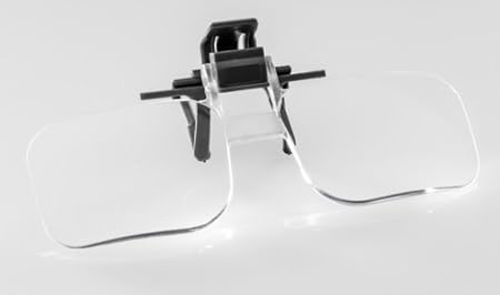 Remos Brillenlupe mit Clip 2 fach