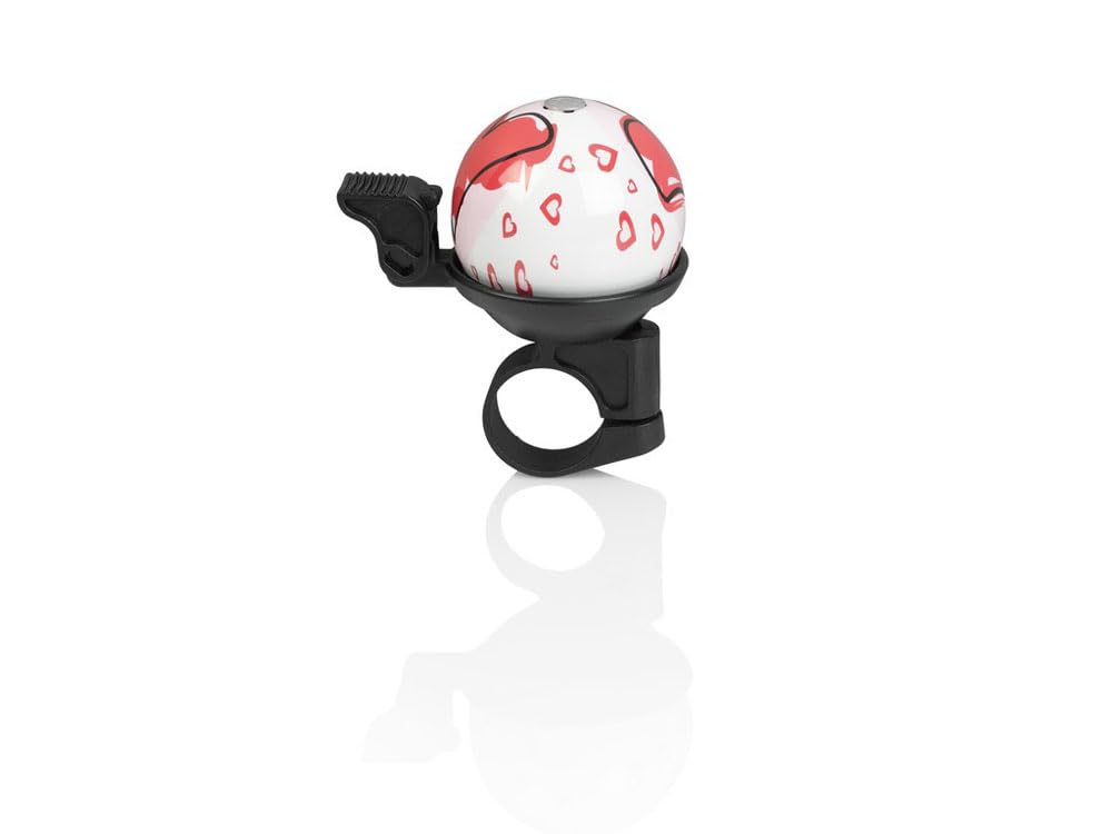 XLC Unisex - Adult Bicycle Bell 2500704700 Bicycle Bell, Red, 45 mm