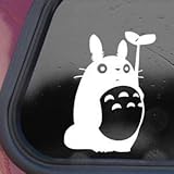 Totoro White Sticker Decal Studio Ghibli Wall Laptop Die-cut White Sticker Decal