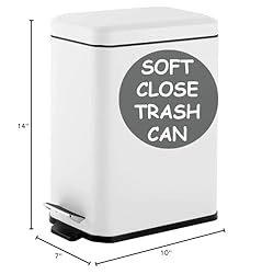 Homie Soft Close, Slim Trash Can 3.2 Gallon with