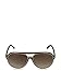 Tom Ford Men's Sergio TF379 TF/379 01A Brown/Gold Retro Aviator Sunglasses 60mm