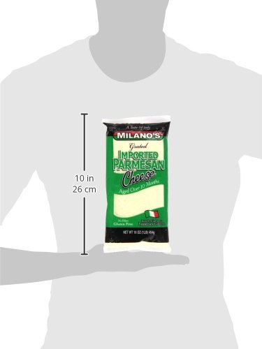 Milano's Parmesan Cheese Bags, Imported Grated, 16 Ounce - Thumbnail 4