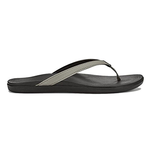 OLUKAI Ho'opio Slipper - Women's Cooler Grey/Black 11