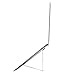 Majextand MacBook Stand/Laptop Stand | Thinnest Adjustable Portable Ventilated Ergonomic Stand | Integrate with Most Notebook Computers Under 18″ | 6 Height Settings (Silver)thumb 4
