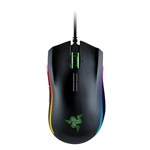 Razer-Mamba-Elite-Gaming-Mouse-with-9-Programmable-Mechanical-Buttons-Optical-Sensor-with-Real-16000-DPI-and-RGB-Chroma-Lighting-Black Razer Mamba Elite Gaming Mouse with 16.000 DPI 5G Optical Sensor, 9 Programmable Buttons, Ergonomic Form Factor, Powered…
